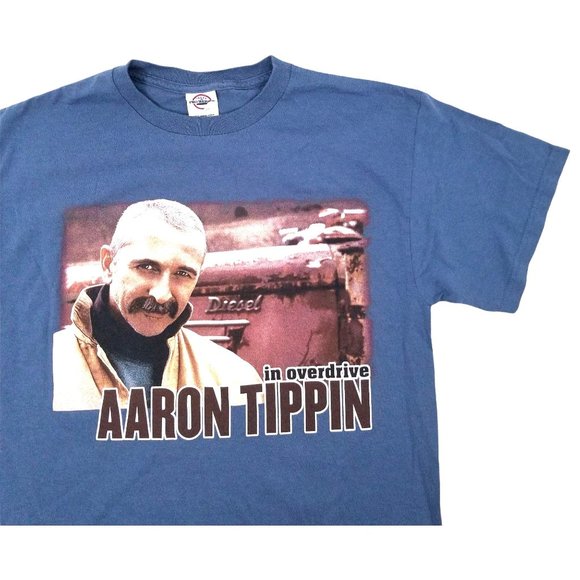 Aaron Tippin T Shirt Size Medium In Overdrive 2009 - Picture 3 of 6